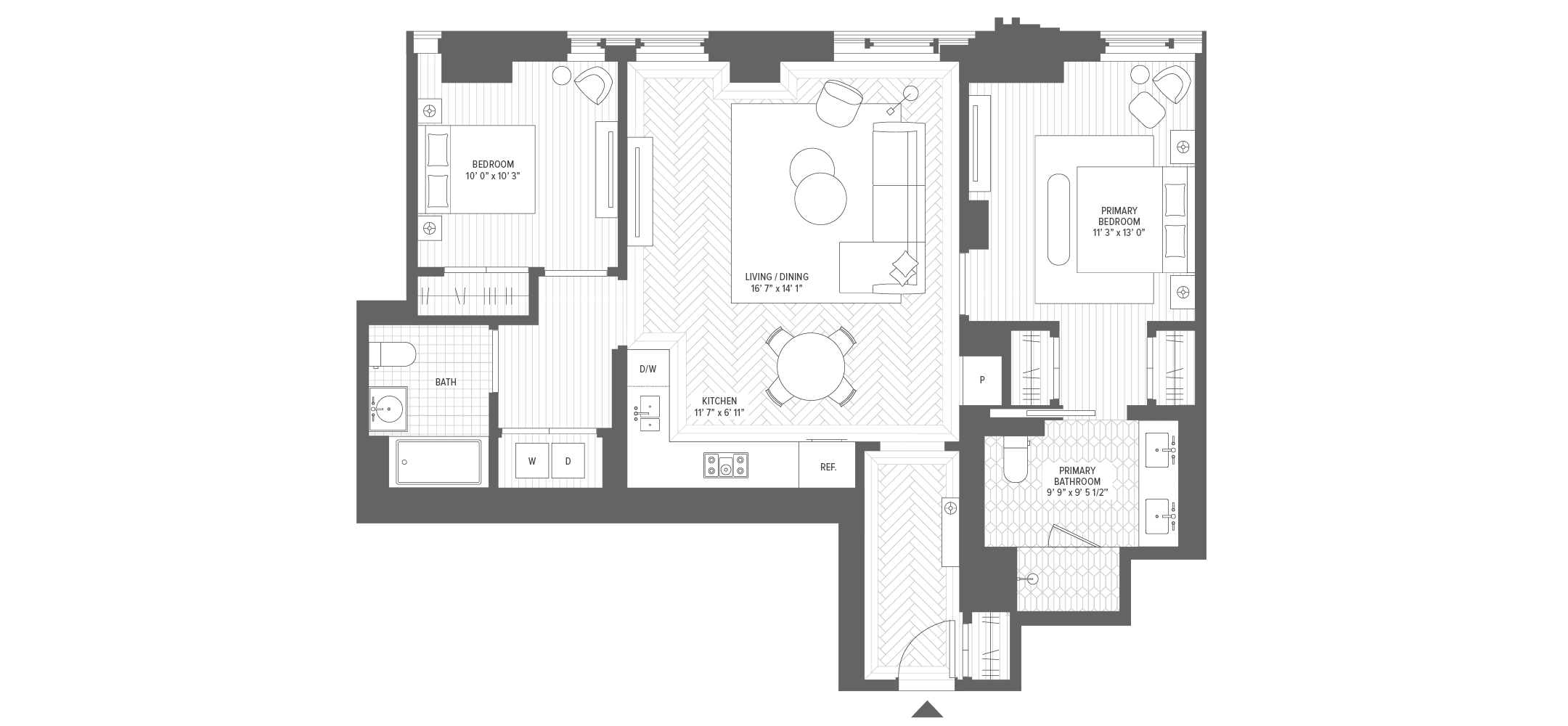 Unit 4A floorplan