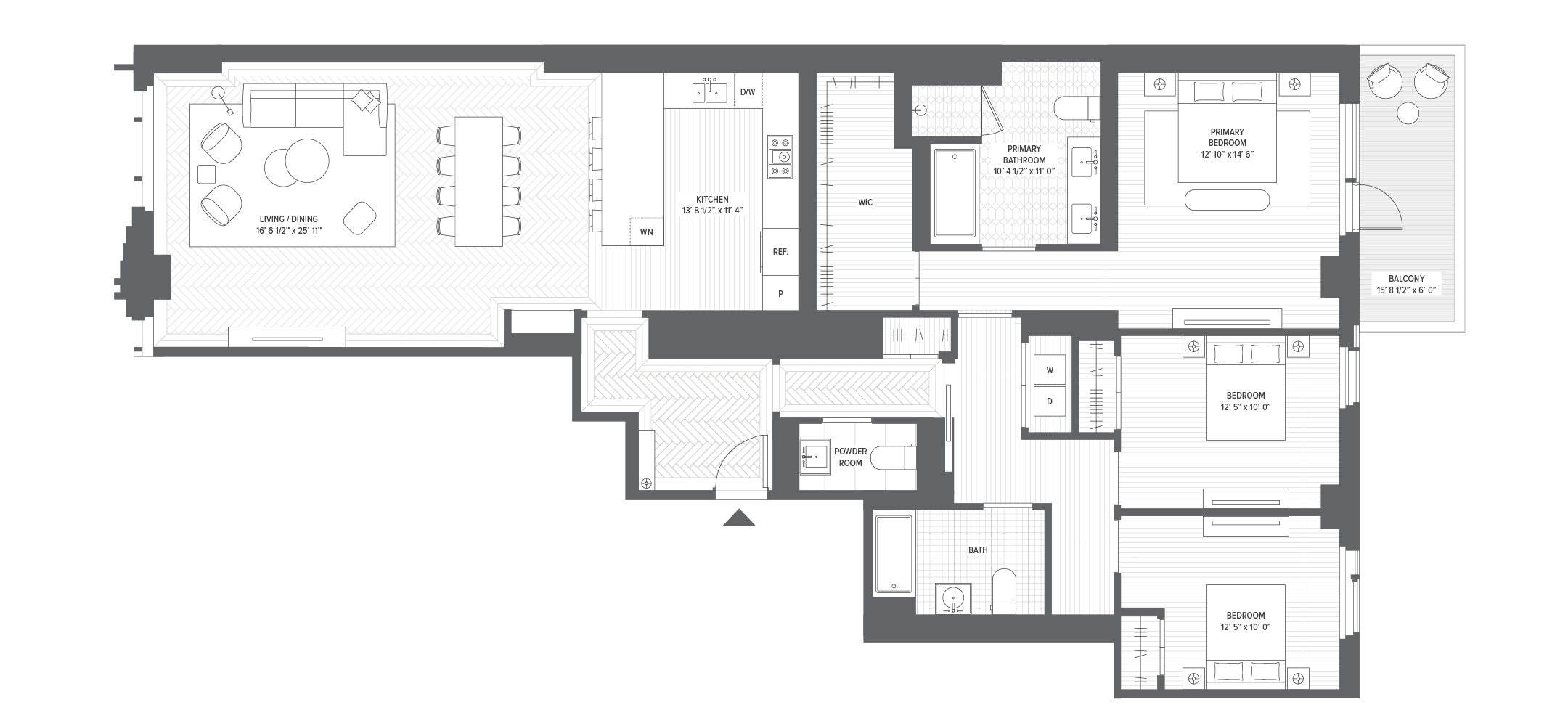 Unit 4B floorplan